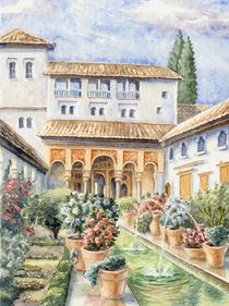 Garten in der Alhambra (Garden in the Alhambra) by Ronald Kötteritzsch