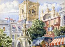 Marktplatz in Granada (Market square in Granada) von Ronald Kötteritzsch