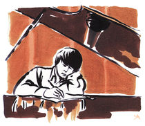 Brian At The Piano by Mychael Gerstenberger