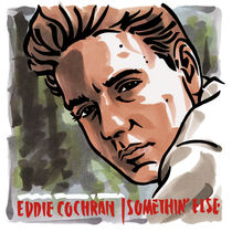 Eddie Cochran Somethin' Else by Mychael Gerstenberger