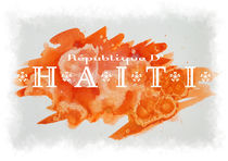 HELFT HAITI - Typo - Grafik von M. B. Meyer