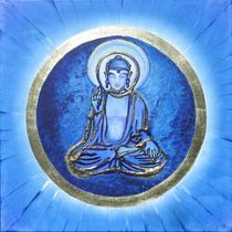 Blue Buddha Akshobhya by Michael Bauer-Kempff