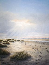 Sandstrand (Ostfriesland) by Lothar Struebbe