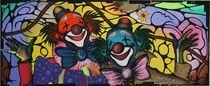 Clowns 2007 120 x 50 cm by Harry Stabno
