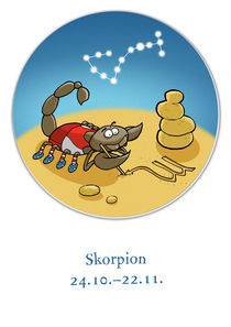 Sternzeichen Skorpion by droigks