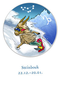 Sternzeichen Steinbock by droigks