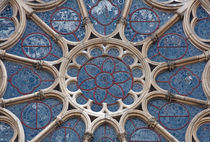 Notre-Dame de Reims, Fensterdetail by Walter Layher