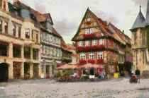 Quedlinburger Marktplatz von Michael Jaeger