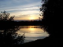 Abendstimmung am See in Tannenhausen, Aurich by petra ristau