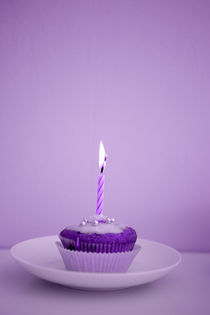 Purple Cupcake by cupcakephotography