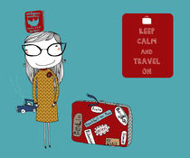 Keep Calm and Travel On by June Keser