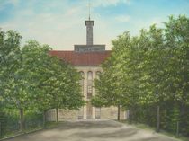 Kloster Bardel, Pforte um 1954, Bad Bentheim by Horst J. Kesting