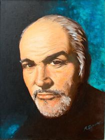Portrait Sean Connery  by Marita Zacharias