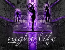 Night Life lila von Angela Parszyk
