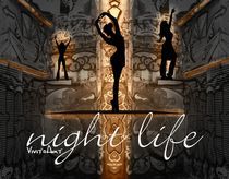 Night Life gold von Angela Parszyk