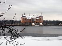 Moritzburg im Winter von Christoph E. Hampel