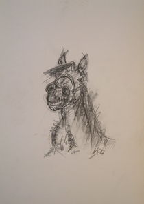 Skizze Pferd by Nils Schillgalies
