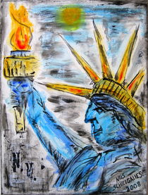 NY Statue of Liberty by Nils Schillgalies