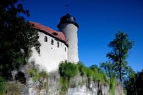 Wasserspiegelung der Burg Rabenstein von edler