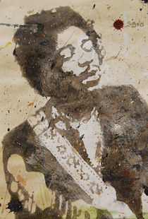 Jimi Hendrix on Paper by Smitty Brandner