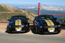 Bruderpaar Shelbys am Golden Gate von geoland