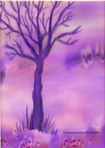 Lila Baum - Purple Tree von Caroline Lembke