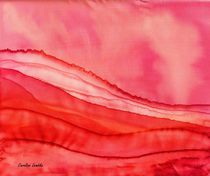 Rote Hügel - Red Hills von Caroline Lembke