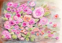 Rosenblüten  von Caroline Lembke