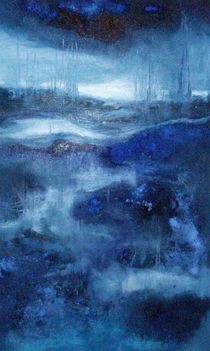 abstrakt blau von Timo Braun