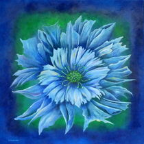 Blaue Sonne by Helga Mosbacher