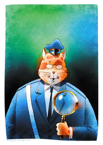 The police cat by stefano tartarotti