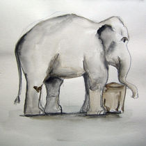 Elefant rechts by Nicole Hempel