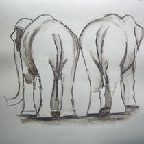 Elefantenpos von Nicole Hempel