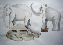 Elefantentrio by Nicole Hempel