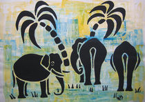 Elefanten in Afrika von Nicole Hempel