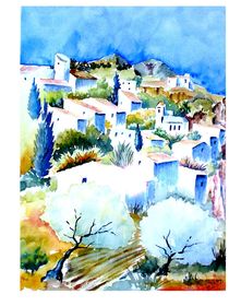 Bonnieux Provence Luberon by Theodor Fischer