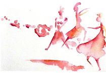 tanzende Frauen by Theodor Fischer