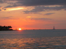 Sunset bei Key-West by Alwin Mücher
