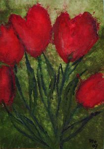 Tulpen im roten Kleid von mo08