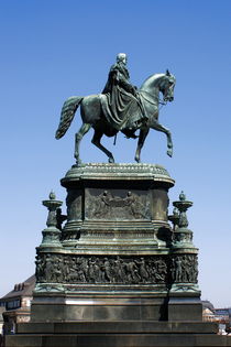Reiterdenkmal in Dresden von Juana Kreßner