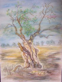 Einsamer Baum by Gisela Przywecki