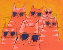 Cool Cats by Arnulf Kossak