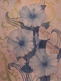 Blaue Blumen by Sabrina Hennig