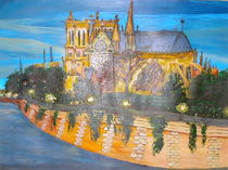 Notre Dame an der Seine von Sylvia W.