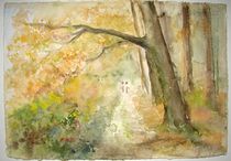 Herbstwald in Sommerfeld von Dorothea "Elia" Piper