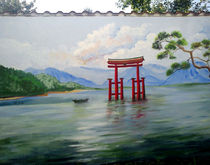 Wandbild - Japanisches Motiv von Dorothea "Elia" Piper