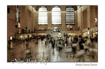 New York City Grand Central Station mit Schriftzug by Doris Krüger