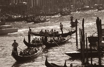 Venedig Canal Grande mit Gondolieri by Doris Krüger