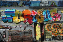 New York City - Graffiti 'Furious' von Doris Krüger