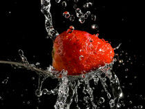 Strawberry-Cleaning by Michael S. Schwarzer